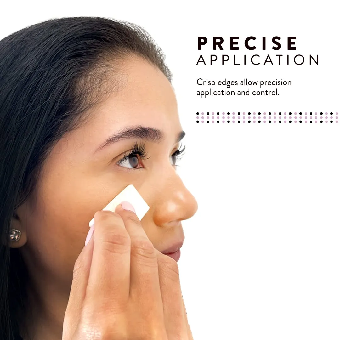 Artist's Choice Makeup Sponge Mini Applicator Wedges, Triangle Cosmetic Sponges For Foundation, Blush, Eye Shadow, Blending and Smoothing, Disposable, Latex Free, 250 Pack