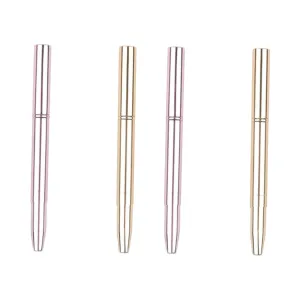 Balacoo 4 Pcs Double Ended Lip Brush Makeup Lip Brush Lipstick Brush Retractable Eye Lipstick Brush, 15x1cmx2pcs