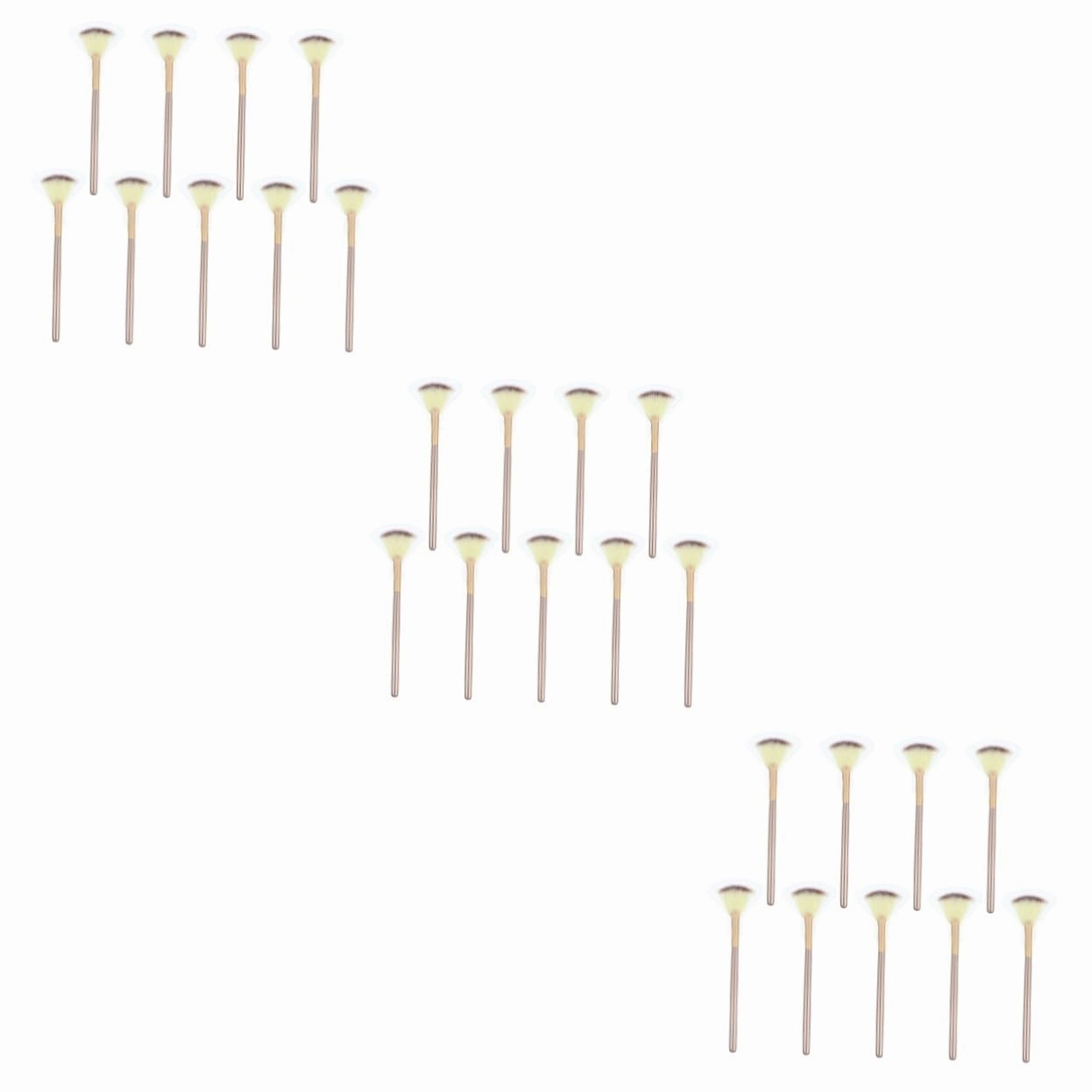 balacoo 3sets Highlighter Brush Makeup Set Powder Brush Fan for Teenagers Festival Blending Contouring Blush 9pcs*3
