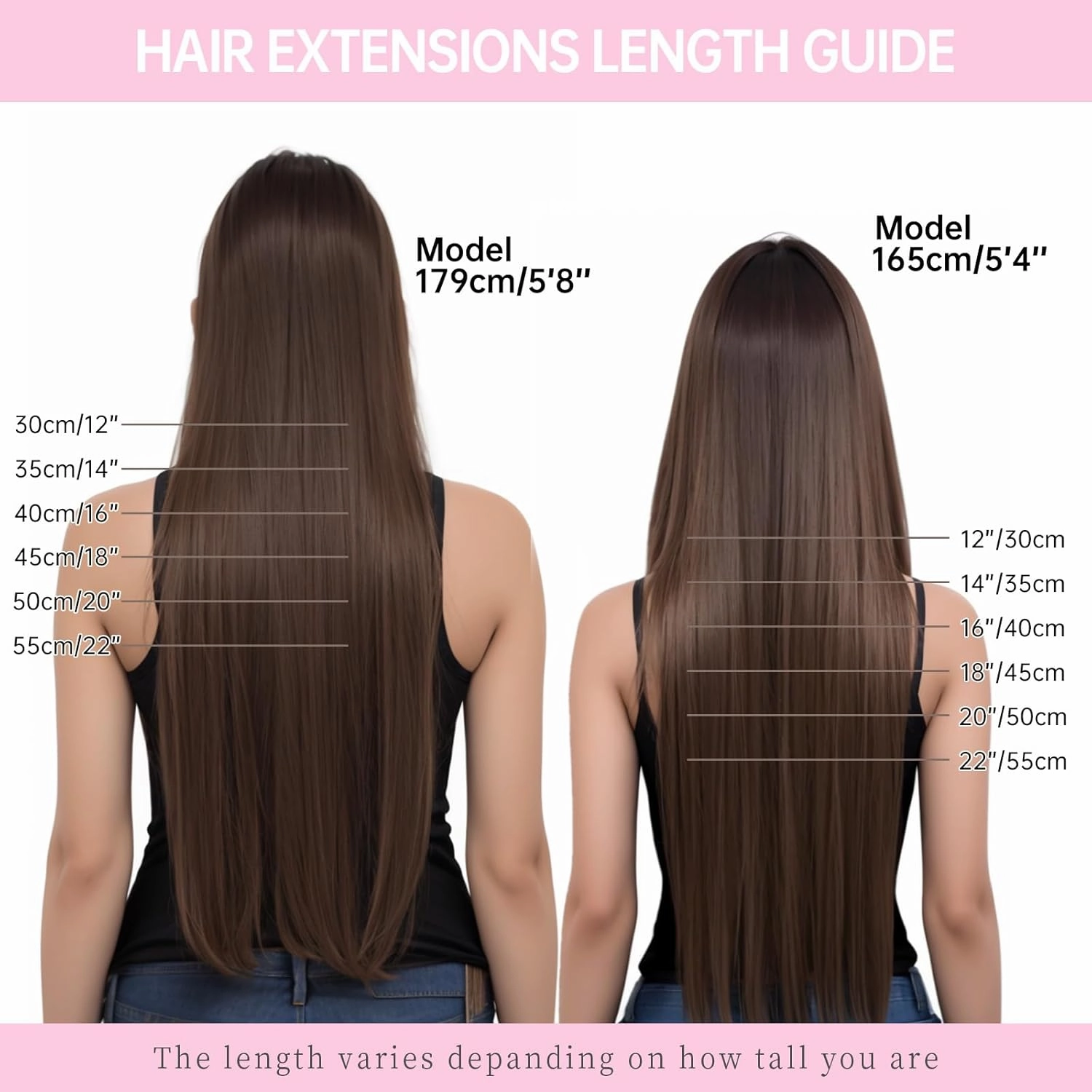 Balayage Tape in Hair Extensions Human Hair, 20inch 20Pcs Natural Black to Chestnut Brown Balayage Tape ins Human Hair Extensions,Straight Silky 50g for Women Girls