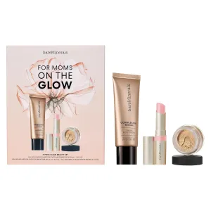 bareMinerals 3-Piece Clean Beauty Gift Set, Includes 3 Full-Sizes, Tinted Moisturizer Mineral SPF 30   Hyaluronic Acid, Under-Eye Brightener   Concealer, Dewy Lip Gloss-Balm Set, Makeup Trio