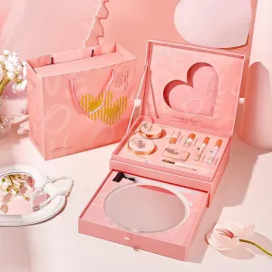 Beauty makeup Bailai Meixin Meets Beauty Set Lipstick Air Cushion Mascara Foundation Makeup Nine-piece Gift Box