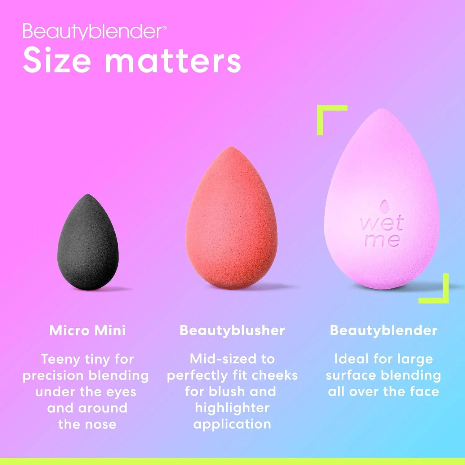 Beautyblender® | Wave Color Changing Blender Makeup Sponge | Blend Liquid Foundations, Powders and Creams | Streak Free Application | Vegan, Cruelty Free | Made in USA