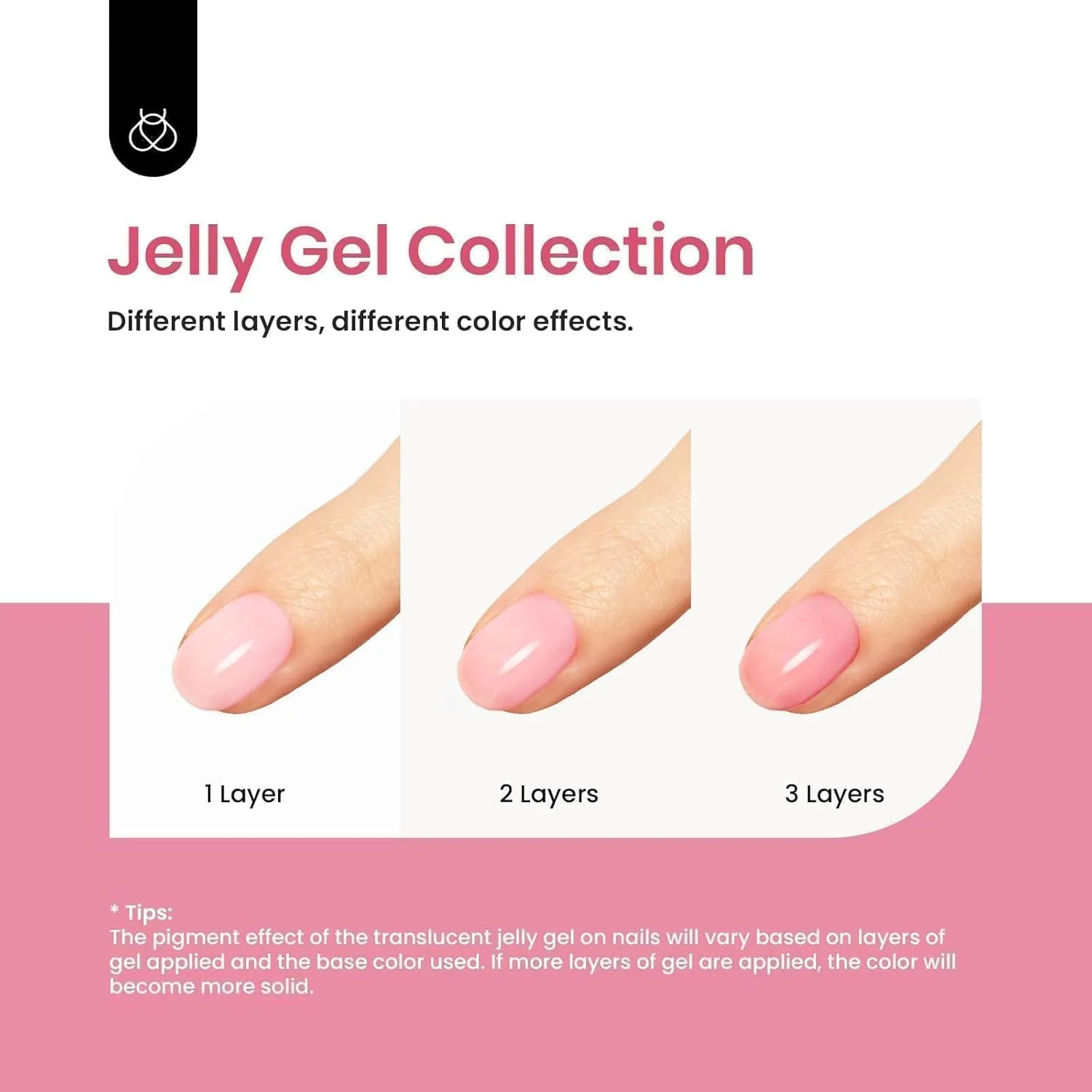 Beetles Jelly Gel Nail Polish Set, 6 Colors Jelly Nude Pink Gel Polish Kit Neutral Sheer Shimmer Glitter Translucent Effect Soak off Uv Nail Concealer DIY Manicure Spring Summer Gift for Women