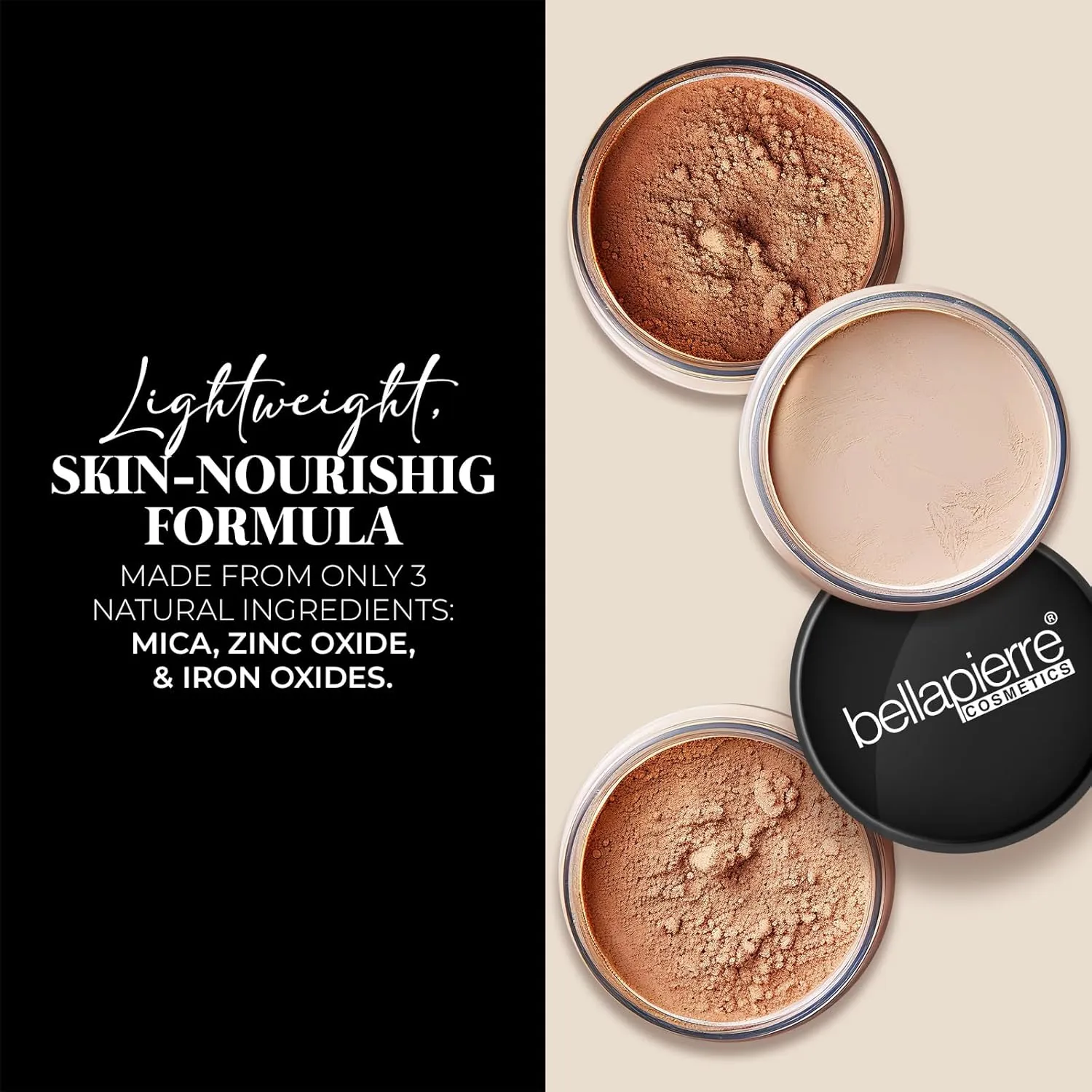 bellapierre Mineral Foundation SPF 15 - Loose Powder Foundation | Vegan & Cruelty Free Natural Makeup | Full Coverage Matte Finish | Hypoallergenic | Oil & Talc Free - 0.32 Oz - Honey