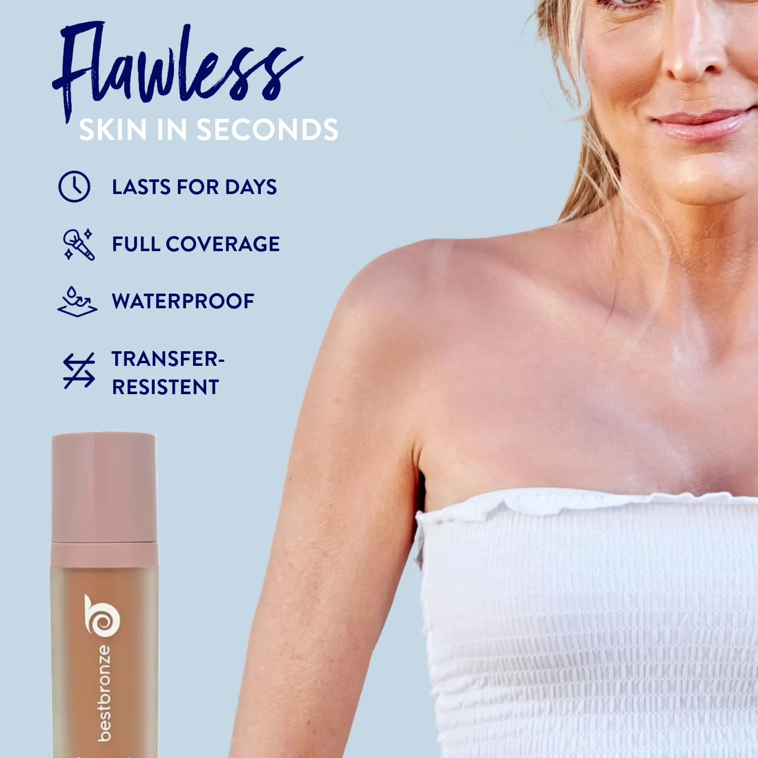 Best Bronze Bombshell Body Makeup - Tattoo Cover Up Makeup & Body Foundation Waterproof - Tattoo Concealer Waterproof for Scars, Varicose Veins Cover Up & Leg Foundation (N4 Very Fair Beige Neutral)