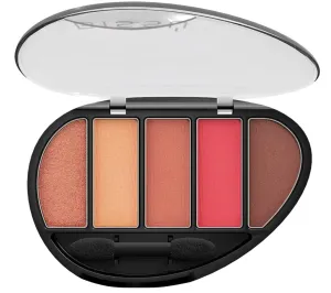 Bissú Eyeshadow Pallet (Quinteto) 5 colors with Dual-ended Eyeshadow Applicator (26 Todo mi Corazón)