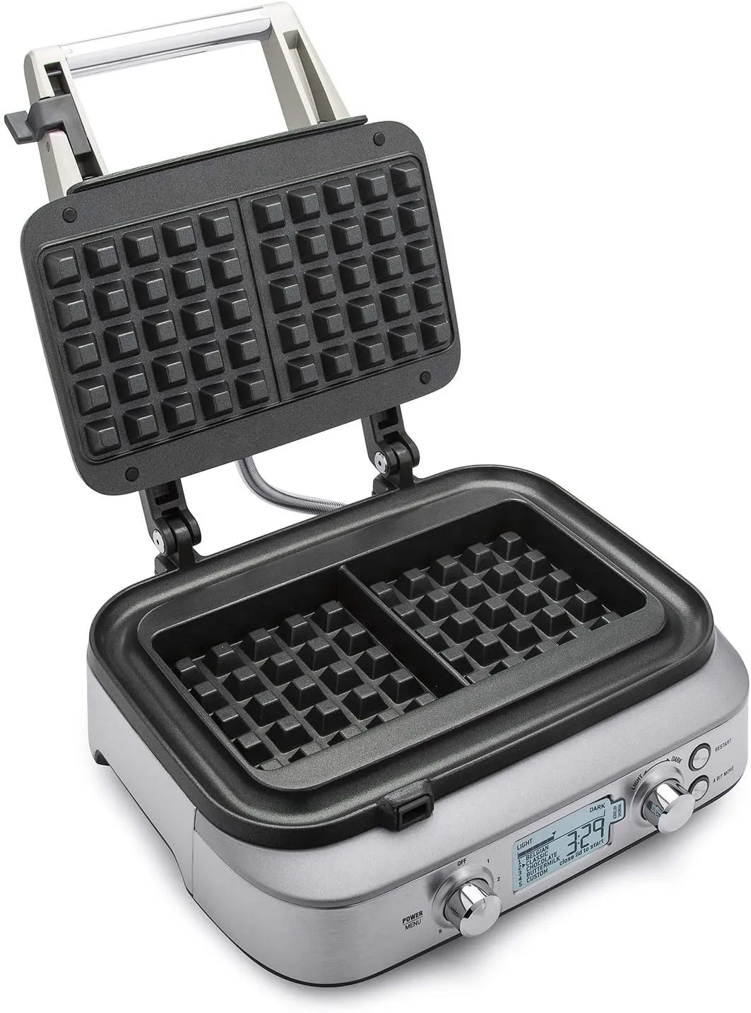 Breville the Smart Pro 2 Slice Waffle Maker, Brushed Stainless Steel