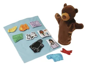 Brown Bear Brown Bear Puppet and Props Set for Children, 12-Piece with Bag, Ages 3 Years and Up