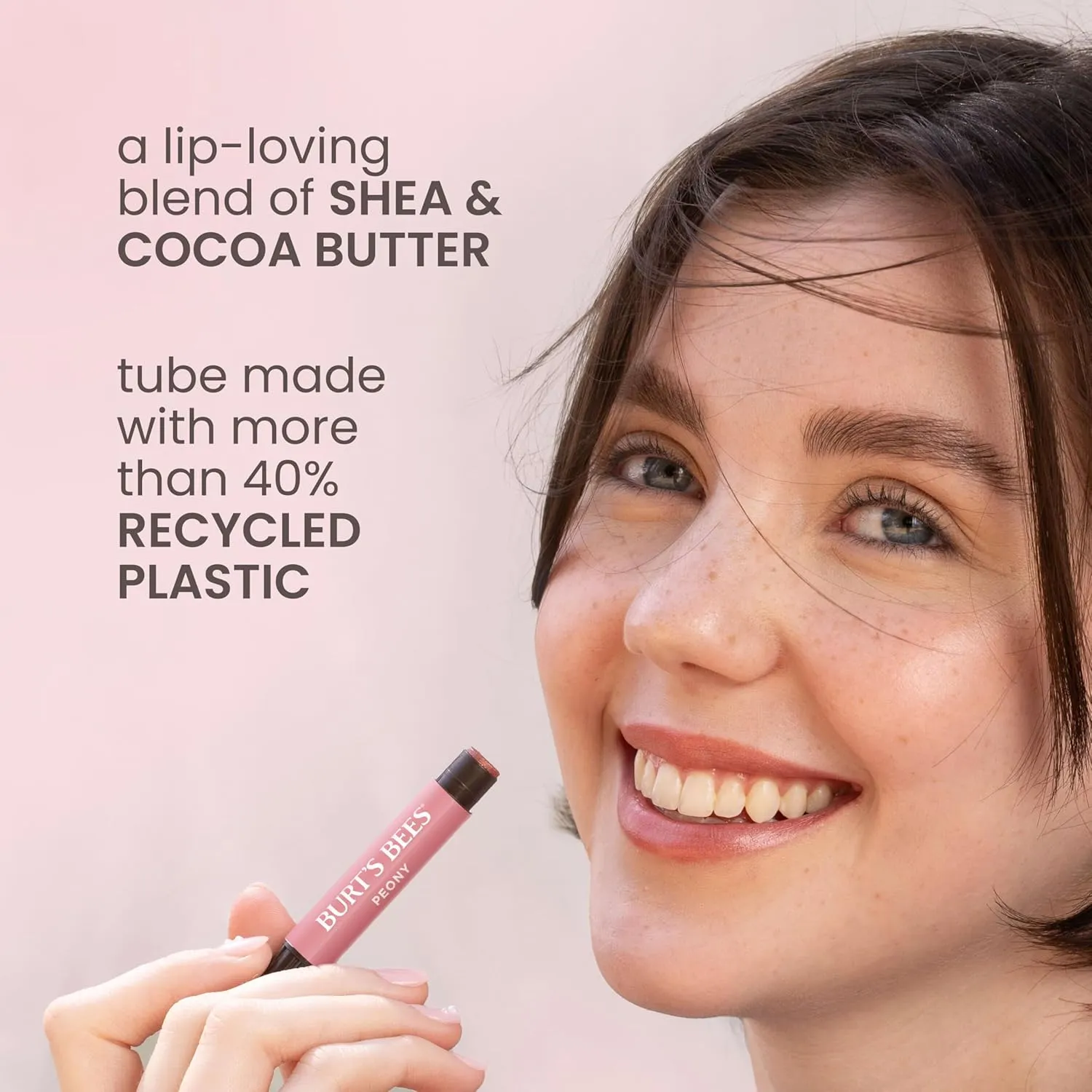 Burt's Bees Lip Shimmer Pink Collection, Mothers Day Gifts, Tinted Lip Balm Stick, Moisturizing for All Day Hydration with Natural Glowy Pigmented Finish & Buildable Color, 3 Tubes x 0.09 Oz