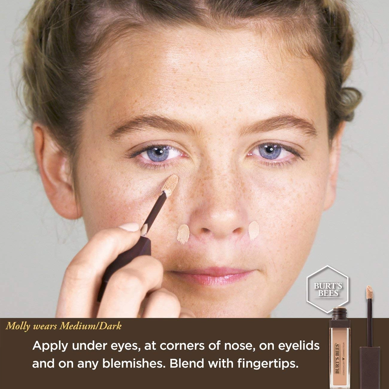 BURTS BEES Light Medium Concealer, 0.22 OZ