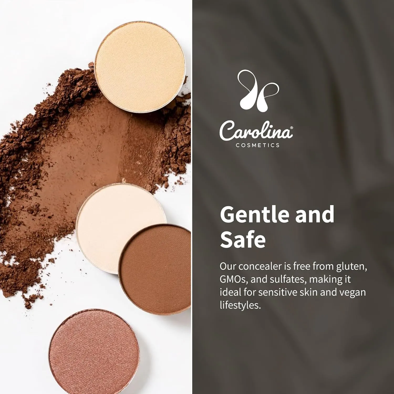 Candelilla Cream Concealer in Himalayan Color - Vegan, Non-GMO - Minimizes Dark Circles, Blemishes & Uneven Skin Tone - 0.11 oz