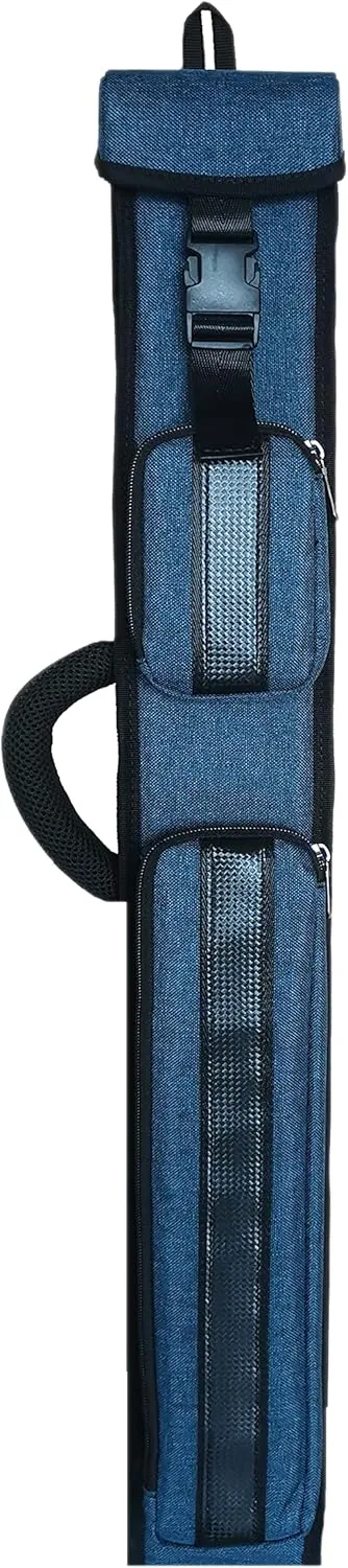 Champion 2X2,2X3,3X4 Nylon/Leatherette Billiard Pool Cue Stick Hard Case