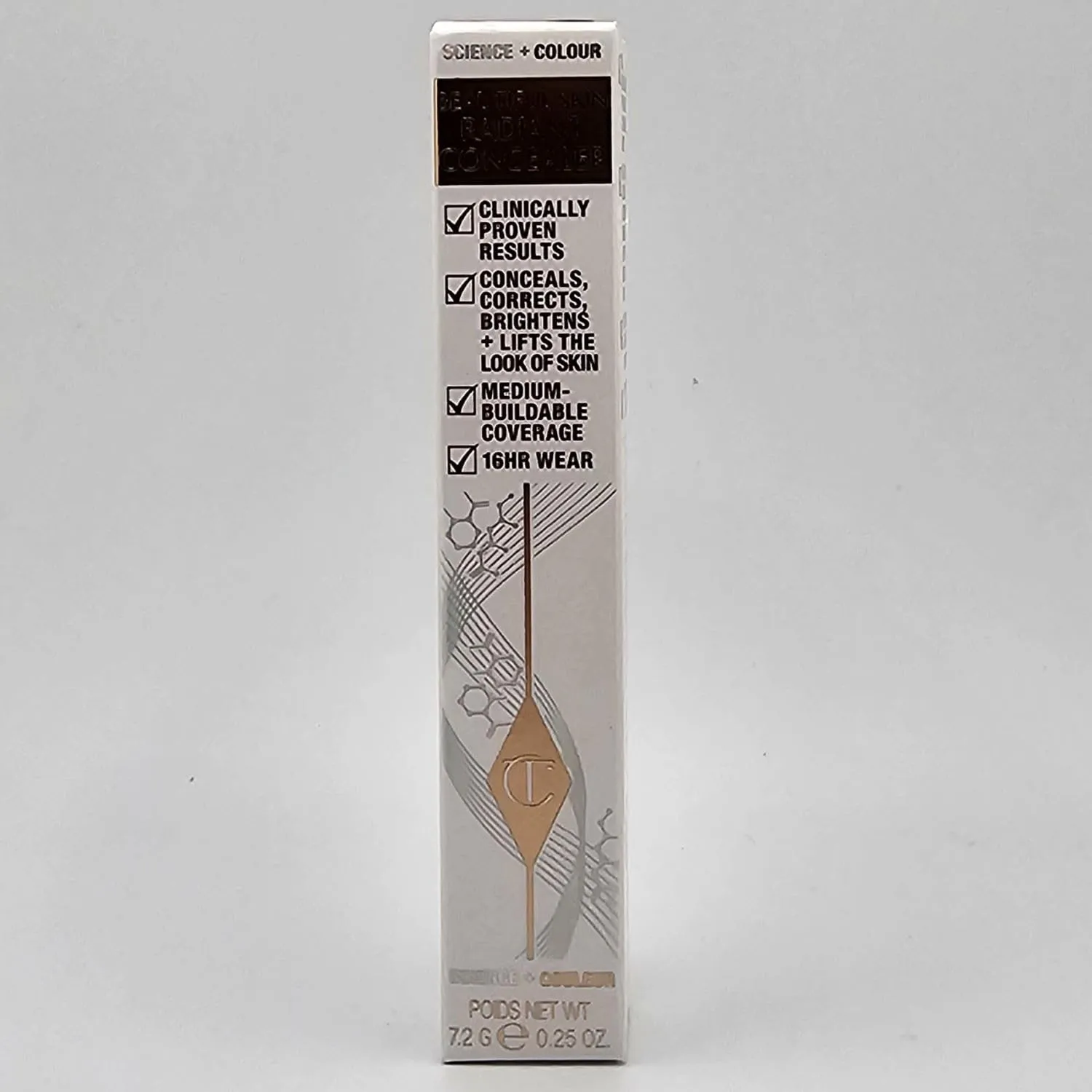 Charlotte Tilbury Beautiful Skin Radiant Concealer 17 Deep 0.25 oz
