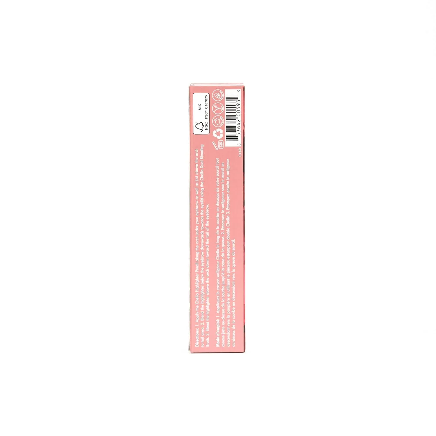 Chella Highlighter Makeup Pencil - Vegan, Cruelty Free, Paraben Free, Gluten Free - Use as a Highlighter, Concealer and Under Eye Liner (Light Matte)