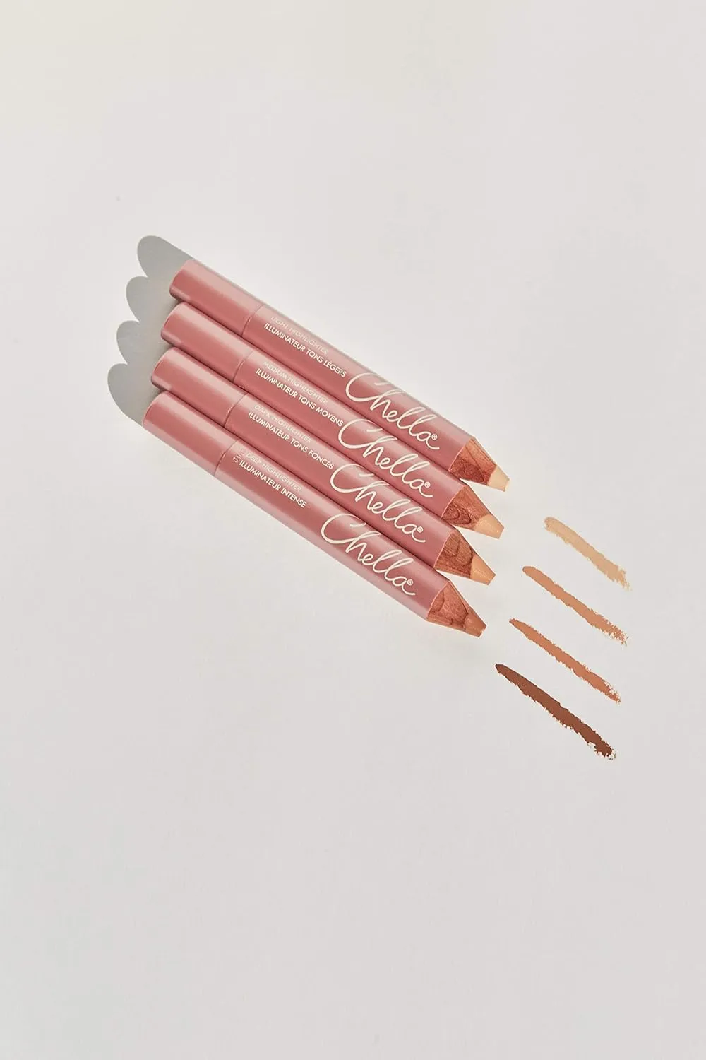 Chella Highlighter Makeup Pencil - Vegan, Cruelty Free, Paraben Free, Gluten Free - Use as a Highlighter, Concealer and Under Eye Liner (Medium Matte)
