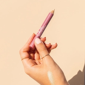 Chella Glow-on-the-Go Highlighter Makeup Pencil Kit, Set of 2 Shimmer Highlighter Makeup Pencils