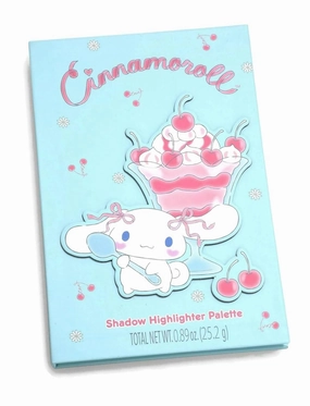 Cinnamonroll Cherry Sundae Eyeshadow & Highlighter Palette 12 Colors