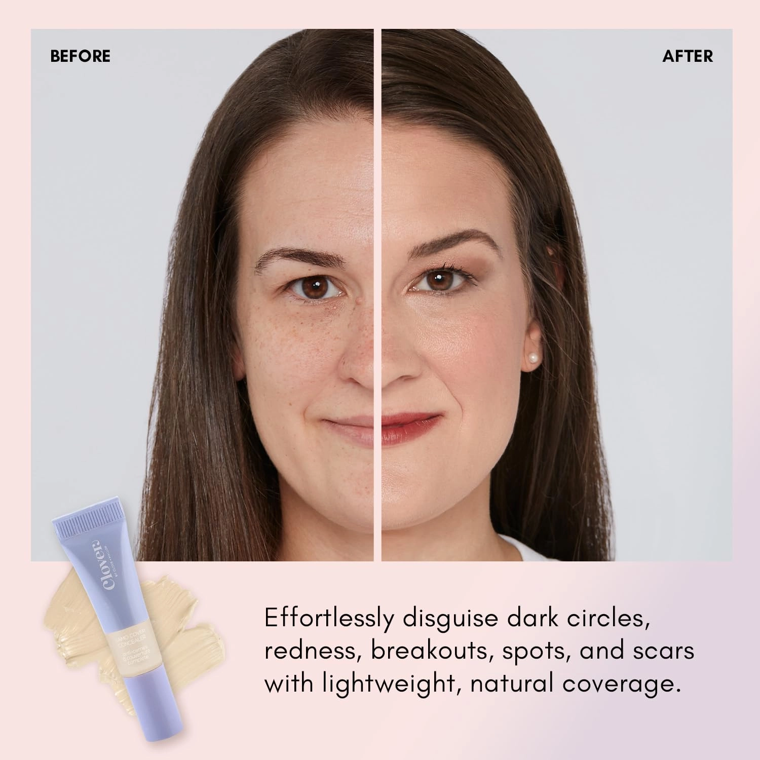 Clover Camo Cover Face & Under Eye Concealer Cruelty-Free & Vegan Natural Makeup