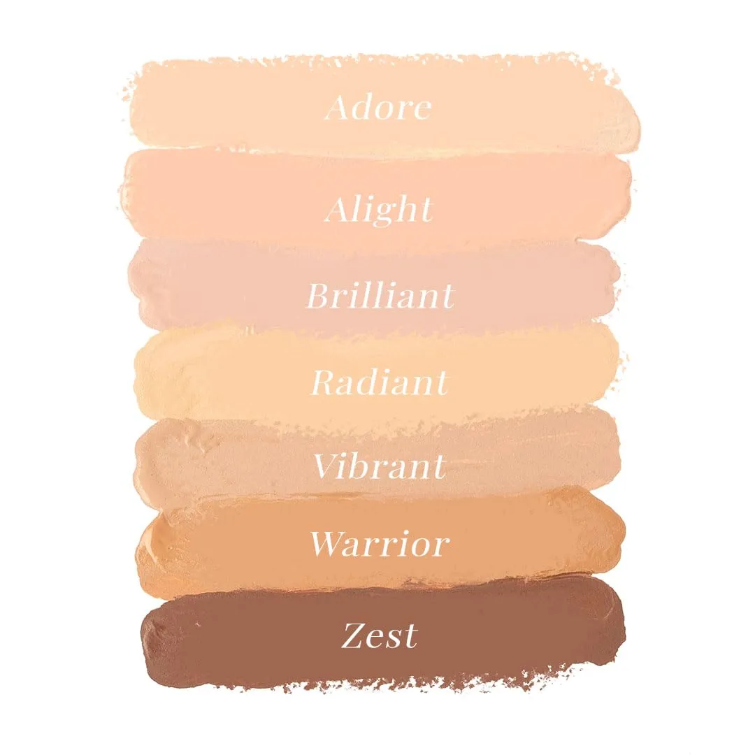 Concealer - Under Eye Full Coverage Concealer - for Dark Circles, Fine Lines, Redness & Discoloration - Waterproof - Anti-Aging - Natural Finish (Warrior, .2 FL)