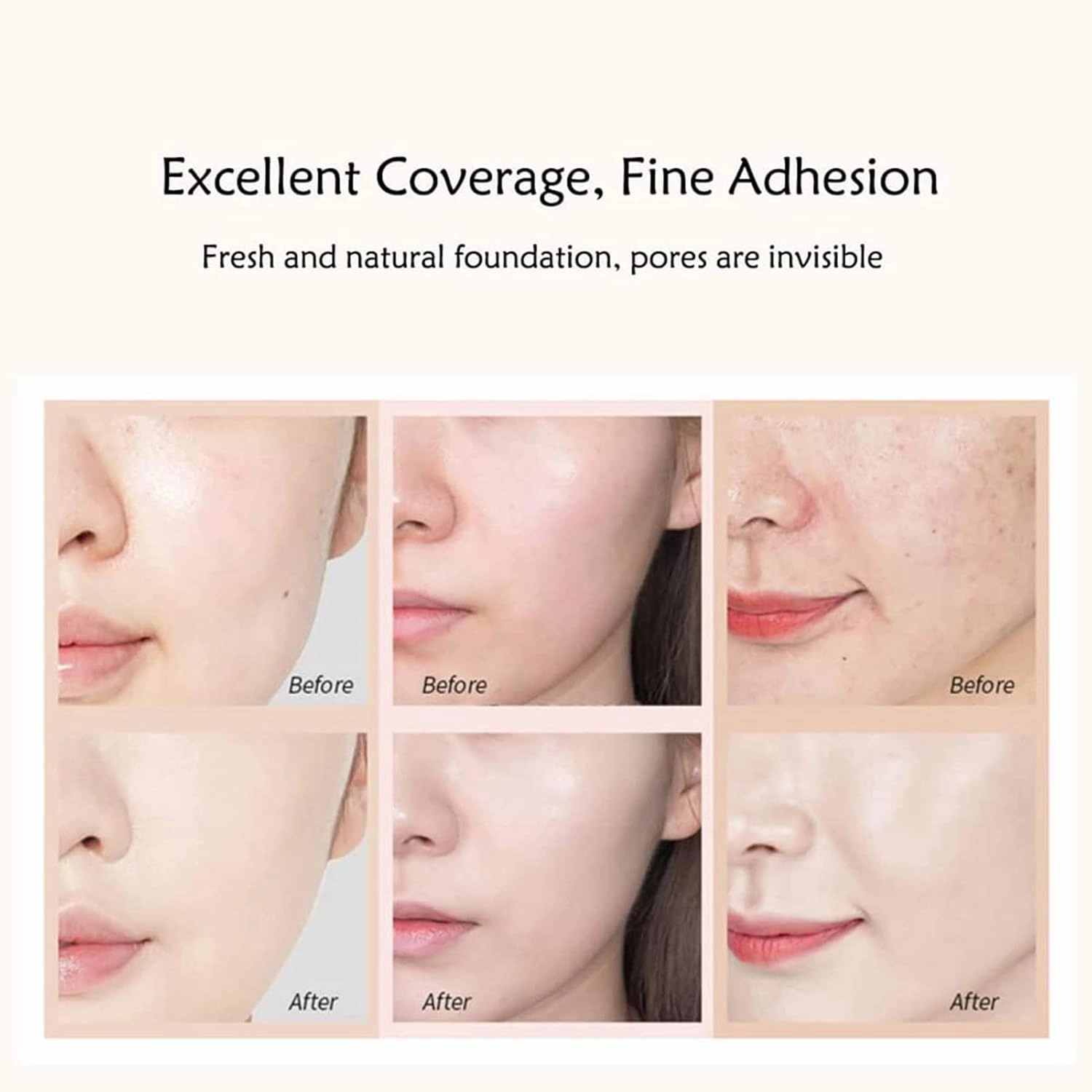 Concealer Foundation, Waterproof Concealer Lasting Liquid Foundation, Tender the Skin Gilding and Concealer Liquid Foundation, Concealer Foundation Tender the Skin (Ivory-2PCS)