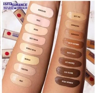 Concealer J. Cat Beauty Stay surance Water-Sealed Zero-Smudge Concealer Water Proof Delivers Buildable Coverage Without Any Creasing Or Caking 4.8ml / 0.16 fl. oz. (104 Soft Cream)