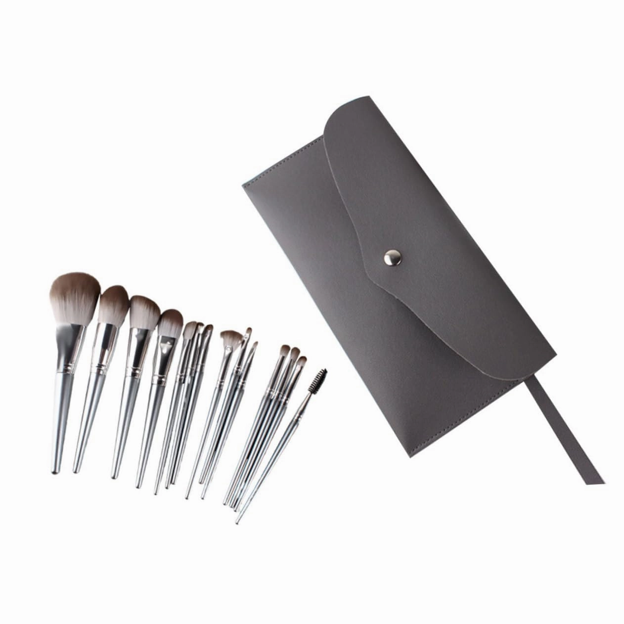 Cosmetics Brush Kit Professional Makeup Brush Set 14 Pieces for Face Eyes Lips Random Color