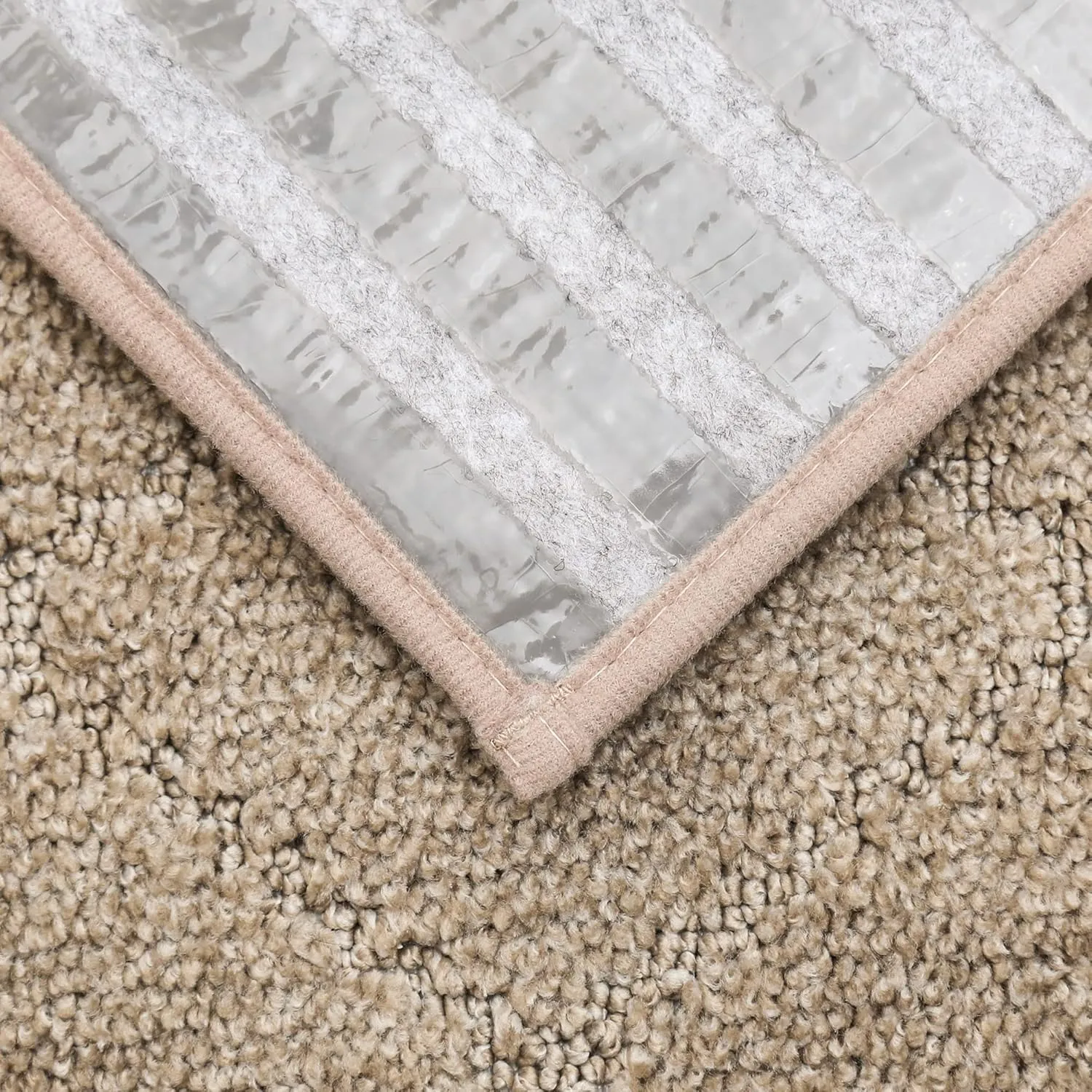 COSY HOMEER Edging Stair Treads Non-Slip Carpet Mat 28inX9in Indoor Stair Runners for Wooden Steps, Edging Stair Rugs for Kids and Dogs, 100% Polyester TPE Backing (15pc, Brown)