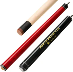 CRICAL Heavy Hitter Jump Break Cue 3-Pieces Carbon Fiber Break Jump Cue with 13.2mm Tip Punch Cue Professional Jump Cue Billiard Pool Stick