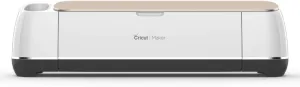 Cricut Maker - Smart Cutting Machine - with 10X Cutting Force, Cuts 300  Materials, Create 3D Art, Home Decor & More, Bluetooth Connectivity, Compatible with iOS, Android, Windows & Mac, Champagne