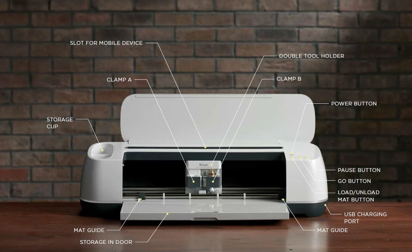 Cricut Maker - Smart Cutting Machine - with 10X Cutting Force, Cuts 300  Materials, Create 3D Art, Home Decor & More, Bluetooth Connectivity, Compatible with iOS, Android, Windows & Mac, Champagne