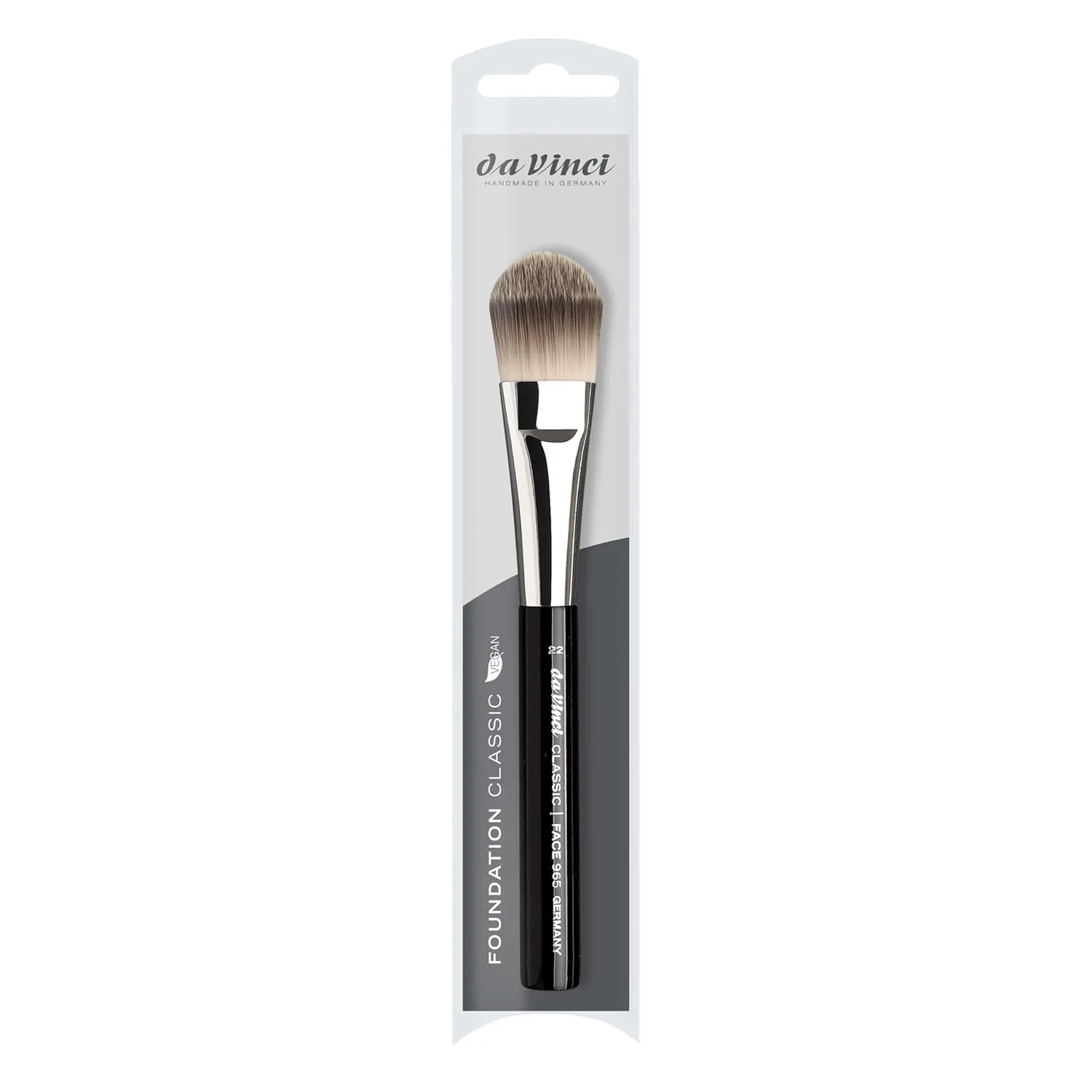 da Vinci Cosmetics Series 965 Classic Foundation Brush, Oval Synthetic, Size 22, 18.4 Gram