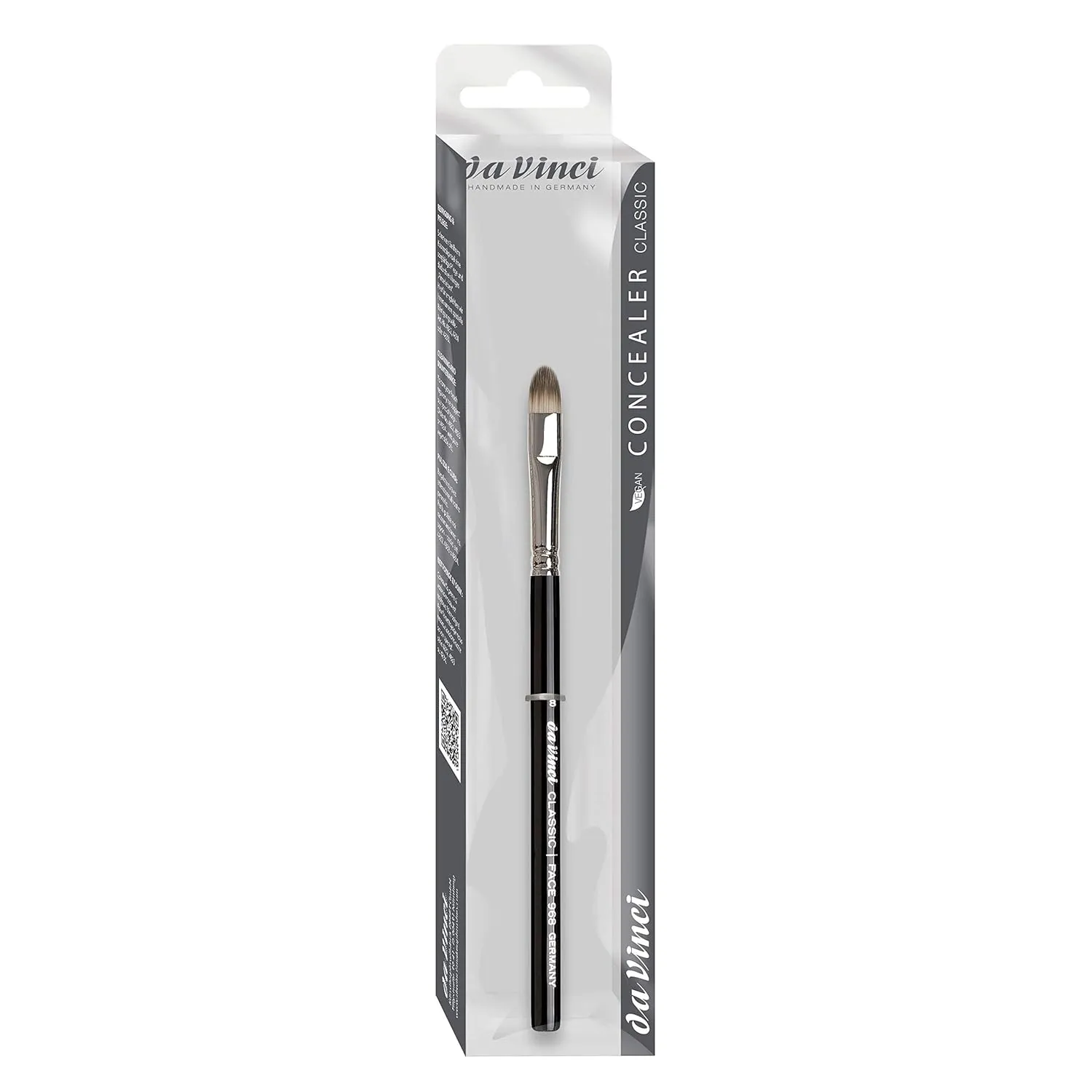 da Vinci Cosmetics Series 968 Classic Concealer Brush, Oval Synthetic, Size 8, 14.4 Gram