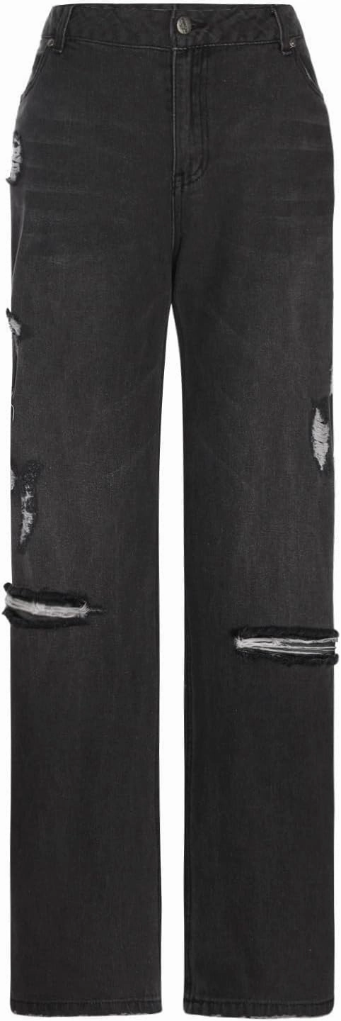 Denim Sweatpants Jeans for Women Trendy Low Rise Baggy Jeans Y2k Boyfriend Barrel Jeans Casual Loose Wide Leg Jeans