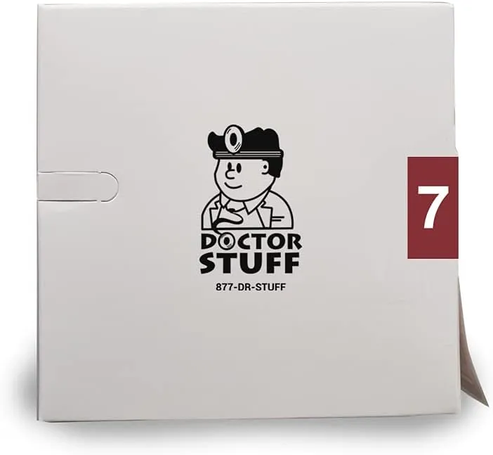 Doctor Stuff - File Folder Labels, Number 7, S & W KKL Match - SWNM Series Chart Stickers, Brown, 1-1/2" x 1-1/2", #7, 500/Roll