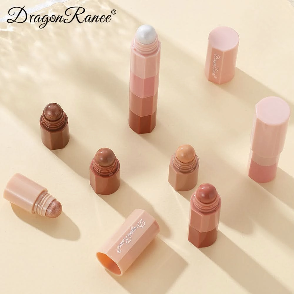 Dragon Ranee Waterproof 4-Color Eyeshadow Stick Set – Pearlescent & Matte
