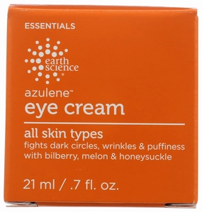 EARTH SCIENCE - Azulene Eye Cream For Puffiness, Dark Circles, and Wrinkles (0.7 oz.)