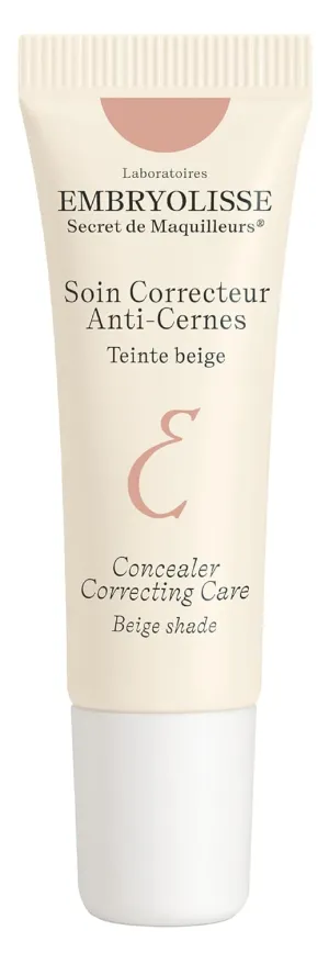 Embryolisse Concealer Correcting Skincare, Covers Dark Circles & Puffiness, Hydrating Under Eye Makeup with Age-Defying Vitamin B3 & E, 0.27 fl oz