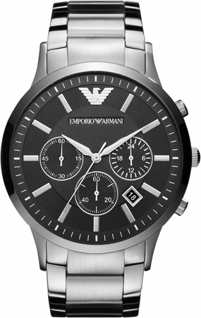 Emporio Armani Men's Chronograph or Automatic Watch; Watch for Men with Stainless Steel or Leather Band