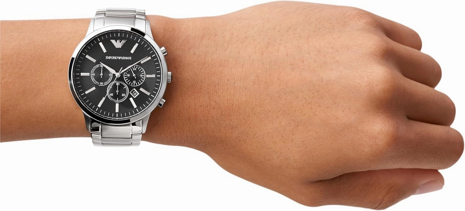 Emporio Armani Men's Chronograph or Automatic Watch; Watch for Men with Stainless Steel or Leather Band