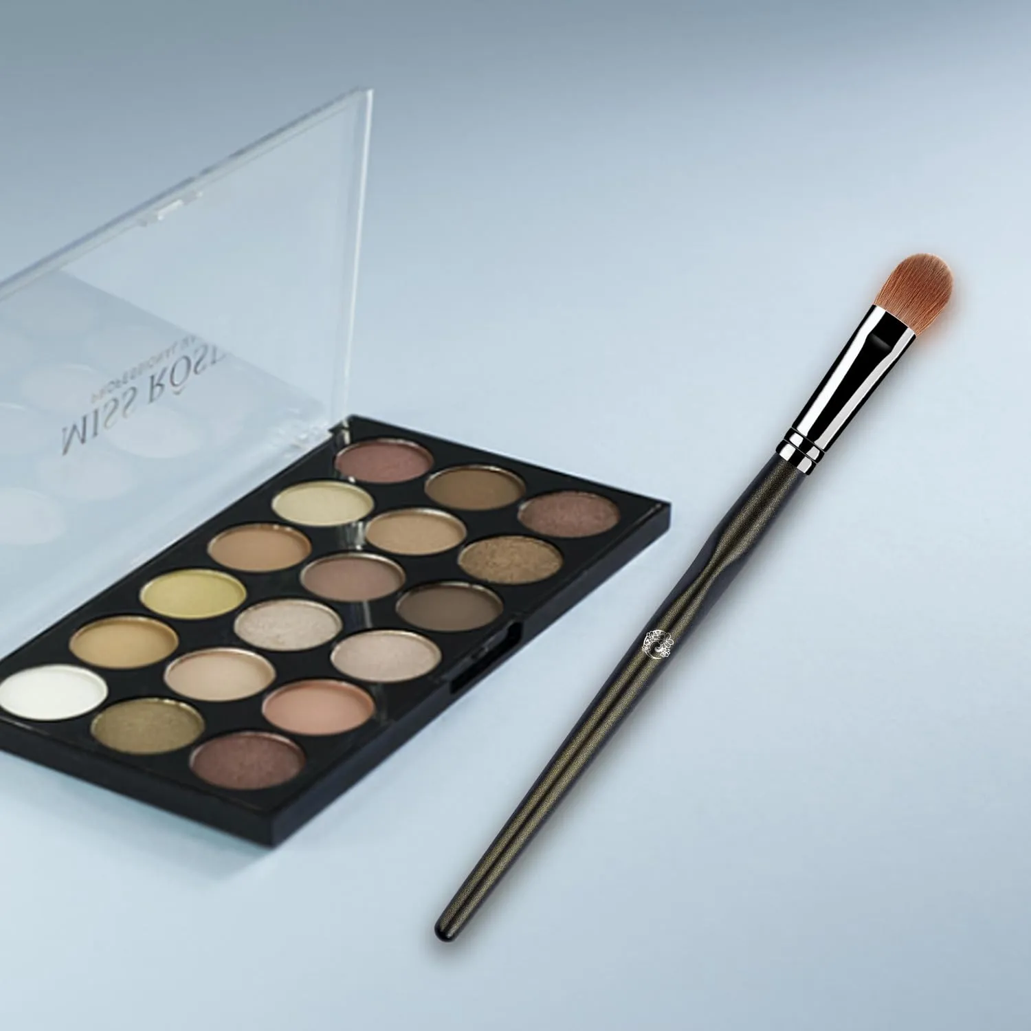 ENERGY Large Eyeshadow Brush for Eyes Professional Diffuse Eye Blending Brush for Eyeshadow Concealer Highlighter Primer with Liquid Cream Powder Blending Weasel Hair Makeup Brush M102