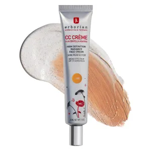 Erborian Color Correcting CC Cream with Centella Asiatica - Light Multi-Purpose Facial Concealer with Illuminating Finish Soothes & Hydrates Skin - SPF Korean Skincare Skin Perfector