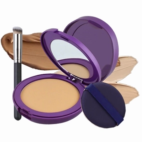 Evanesce Soft Matte Cream Concealer, Color Correcting Cream with Makeup Brush, Full-Coverage Waterproof Moisturizing Hydrating Foundation Moisturizer for All Skin Types (Dark)