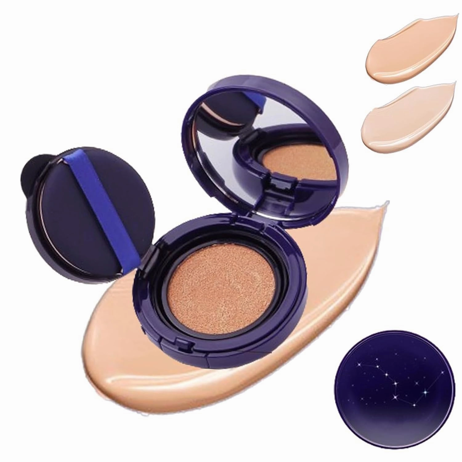 Evanesce Soft Matte Cream Concealer- Full Coverage, Long Lasting Moisturizing Lightweight foundation for Dark Skin (2# -natural color)