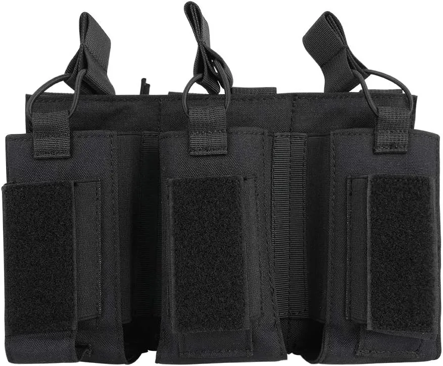 EXCELLENT ELITE SPANKER Open-Top Single/Double/Triple Molle Mag Pouch for M4 M14 M16 AK AR Elastic Rifle Magazines for Pistol Mag Pouch