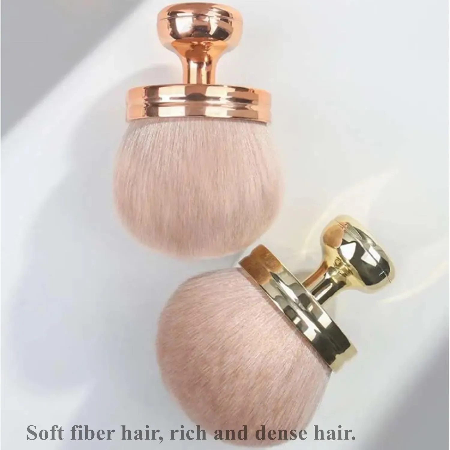 Extra Large Body Makeup Brush, Body Brush for Tan, Applicator 3 Inch Wide Foundation, Sunscreen Applicator, Self Tanning Applicator for Woman Girl (Golden)