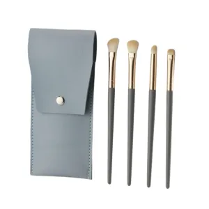 Eye shadow Brush Set Soft Hair Makeup Brush Portable eye shadow Brush Nose Halo Dyeing 4-Piece Set