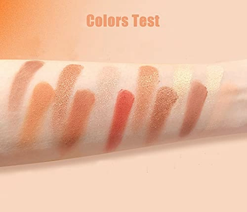 Eye Makeup Palette, 12 Colors Unique Keyboard Game Eyeshadow Palette, Eyeshadow Pallet Pigmented Shades Matte Highlight Blush Makeup Palette Set for Eye Makeup (Brown)