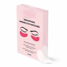 Eye Patch | Under Eye Patches For Dark Circles, Puffiness And Inflammation | Contains Aloe Vera Gel, Witch Hazel, Carrot & Almond Extract | Collagen Mask For All - 5 Patches