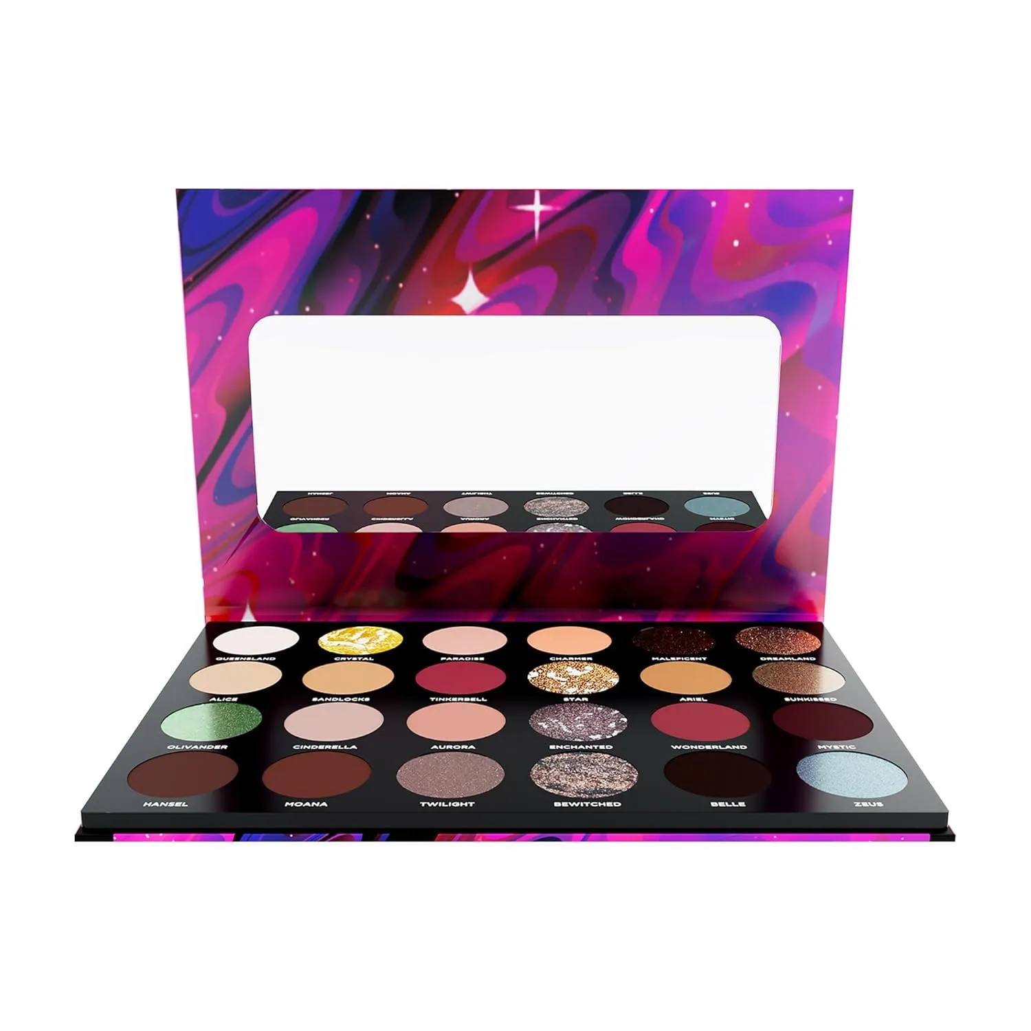 Eyeshadow Palette - Richly Pigmented Glitter Eyeshadow - Crease-Proof and Velvety Smooth - Long-lasting Wear - Fairy Tale - 1 oz